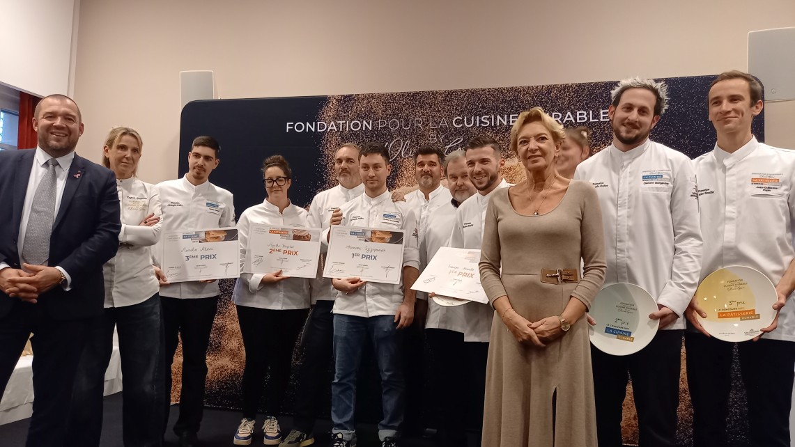 Maxime Szczepaniak décroche le 1er prix  du Concours La Cuisine durable