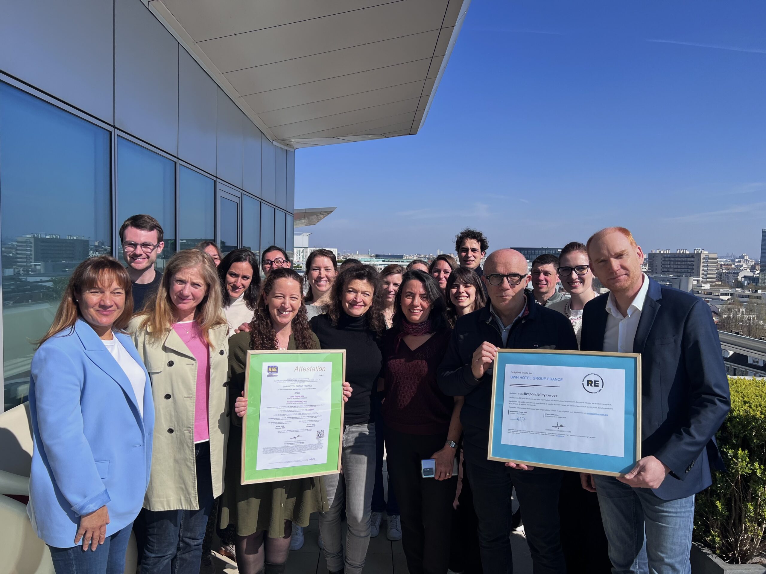 Le siège de Best Western France obtient le label Engagé RSE